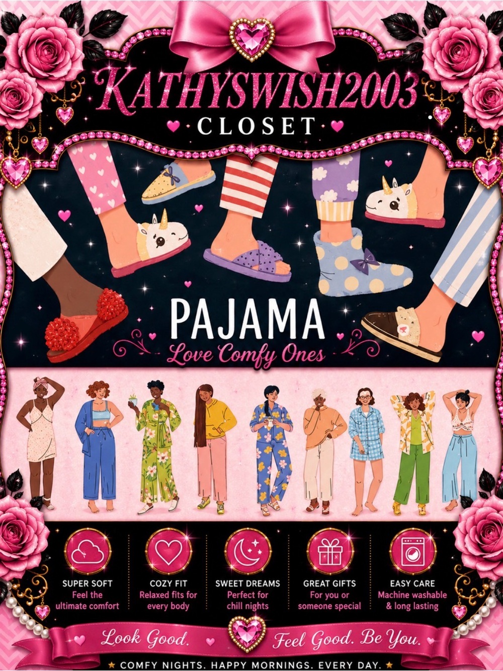 Pajamas Love Comfy Ones